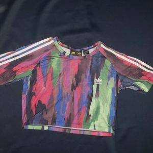 Womens Adidas Active Wear crop top